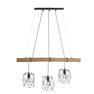 Just Light 3-lichts hanglamp Edgar 15503-18