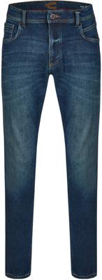 Camel Active Jeans Blauw Elastisch Organisch Katoen Regular Fit