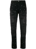 Philipp Plein jean ample à motif d'étoile - Noir - thumbnail