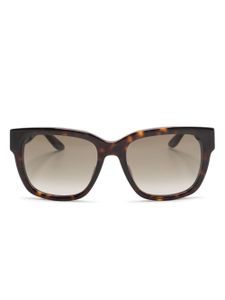 Givenchy lunettes de soleil carrées à logo imprimé - Noir