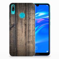 Huawei Y7 2019 Bumper Hoesje Steigerhout