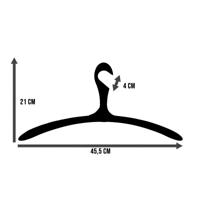 Spinder Design ARX kledinghanger (5 stuks) (Kleur: wit)