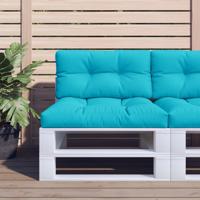 Palletkussen 70x40x12 cm stof turquoise - thumbnail