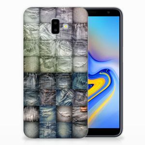 Silicone Back Cover Samsung Galaxy J6 Plus (2018) Spijkerbroeken