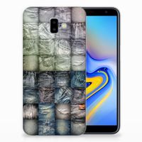 Silicone Back Cover Samsung Galaxy J6 Plus (2018) Spijkerbroeken