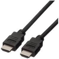 ROLINE HDMI High Speed kabel met Ethernet M-M, LSOH, zwart, 2 m - thumbnail