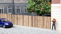 NOCH Bokwand, realistische modelbouwbegrenzing, 37,2 cm lengte voor spoorbreedte H0, ideaal voor straatscènes en achtertuinen