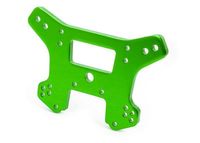 Traxxas - Shock tower, front, 6061-T6 aluminum (green-anodized) (TRX-9539G) - thumbnail