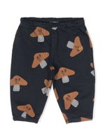 Bobo Choses pantalon à motif champignon - Bleu