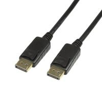 LogiLink CV0076 DisplayPort-kabel DisplayPort Aansluitkabel DisplayPort-stekker, DisplayPort-stekker 7.50 m Zwart - thumbnail