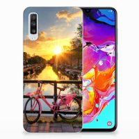 Samsung Galaxy A70 Siliconen Back Cover Amsterdamse Grachten