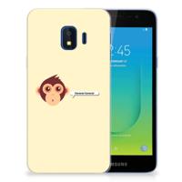 Samsung Galaxy J2 Core Telefoonhoesje met Naam Monkey