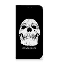 Mobiel BookCase iPhone 15 Pro Max Skull Eyes - thumbnail