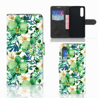 Huawei P30 Hoesje Orchidee Groen