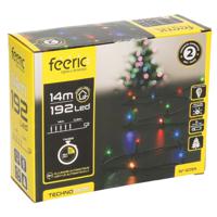 Feeric lights kerstverlichting - gekleurd - 14 m - 192 leds - batterij   - - thumbnail