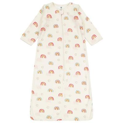HEMA slaapzak met regenboogprint ecru/roze/goud