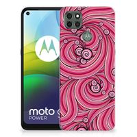 Motorola Moto G9 Power Hoesje maken Swirl Pink