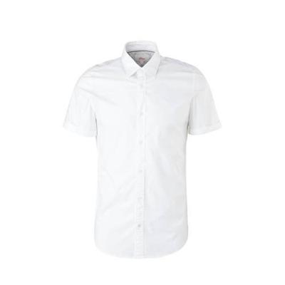 s.Oliver slim fit overhemd wit