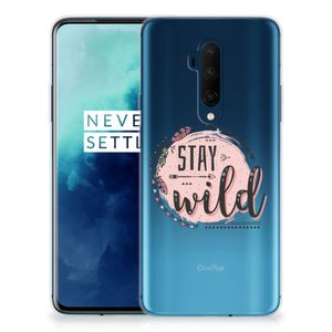 OnePlus 7T Pro Telefoonhoesje met Naam Boho Stay Wild