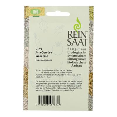 Bio-zaad wasabino Maat: