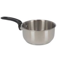 Rvs steelpan/sauspan van 16 cm - thumbnail