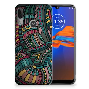 Motorola Moto E6 Plus TPU bumper Aztec