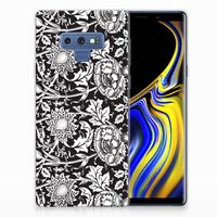 Samsung Galaxy Note 9 TPU Case Black Flowers