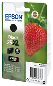 Epson Strawberry Singlepack Black 29XL Claria Home Ink