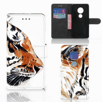 Hoesje Motorola Moto G7 Play Watercolor Tiger