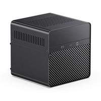 Jonsbo N2 PC-behuizing, NAS-behuizing, 5+1 geheugenplaatsen, hot-swapping-technologie, aluminium, mini-ITX, zwart