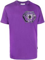 Philipp Plein t-shirt à logo imprimé - Violet