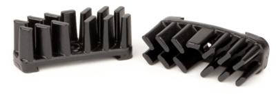 Elvedes koelvinnen Aerostream 6800CF1 aluminium zwart 2 stuks Elvedes koelvinnen Aerostream 6800CF1 aluminium zwart 2 stuks