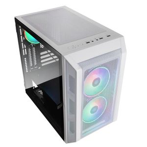 Kolink CITADEL MESH RGB WHITE Midi-tower Gaming-behuizing, Behuizing Wit