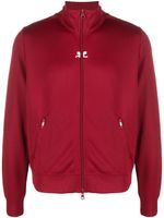 Courrèges veste bomber à patch logo - Rouge