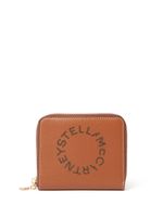 Stella McCartney portefeuille à design débossé - Marron