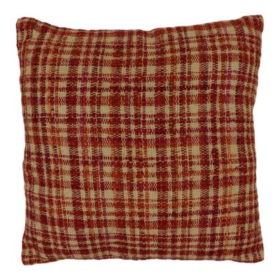 Katoenen Kussen Lyon Rood (Met Vulling) Katoenen Kussen Lyon Rood (Met Vulling)