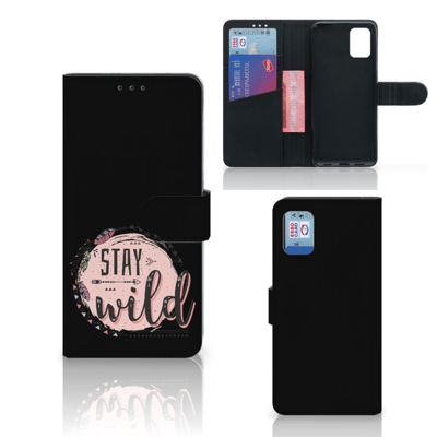 Samsung Galaxy A31 Leuk Hoesje Boho Stay Wild Samsung Galaxy A31 Leuk Hoesje Boho Stay Wild