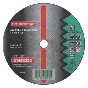 Metabo Accessoires Doorslijpschijf Ø 230x3,0x22,2 steen Flexiamant super - 25 stuks - 616303000