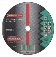 Metabo Accessoires Doorslijpschijf Ø 230x3,0x22,2 steen Flexiamant super - 25 stuks - 616303000