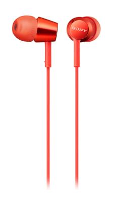 Sony MDR-EX155AP Headset In-ear 3,5mm-connector Rood