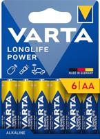 VARTA Longlife Power, Alkalinebatterij, AAA, Micro, LR03, 1,5V, 14+6-pack