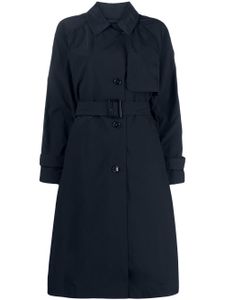 Woolrich trench à patch logo - Bleu