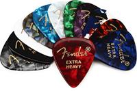 Fender© 351 Celluloid Medley Picks, XH (12 stuks)