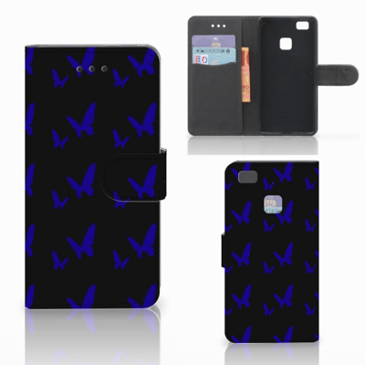 Huawei P9 Lite Telefoon Hoesje Vlinder Patroon