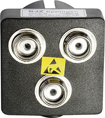 BJZ aardingsbouwsteen met 3 drukknopsluitingen 10,3 mm (1 moohm)
