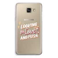 Pizza is the answer: Samsung Galaxy A5 (2016) Transparant Hoesje