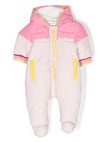 Marc Jacobs Kids body matelassé à bande logo - Rose