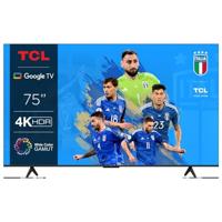 LED TV Tcl 75P755 190cm 4K UHD 2024 geborsteld aluminium