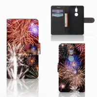 Nokia 7 Wallet Case met Pasjes Vuurwerk - thumbnail