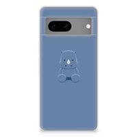 Google Pixel 7 Telefoonhoesje met Naam Baby Rhino